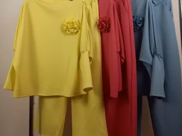 Dres VISKOZA z Różą